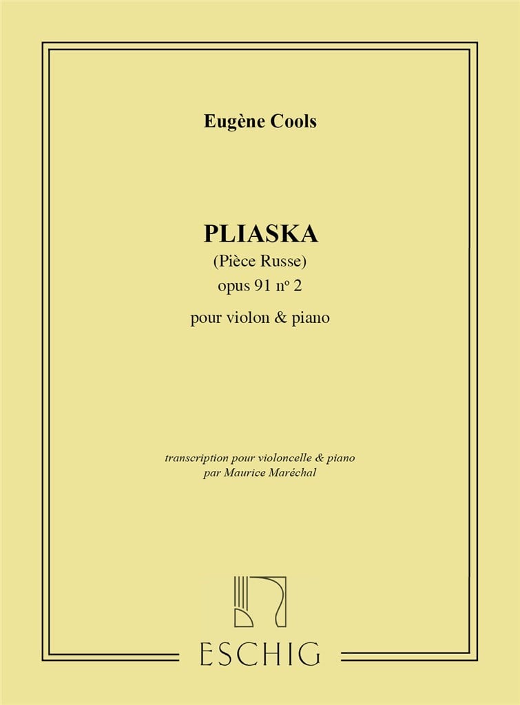 Pliaska Violoncelle-Piano